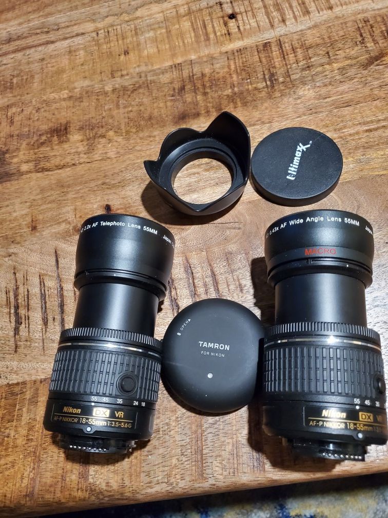 Nikon lenses with extras