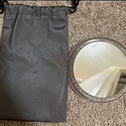 Portable Small Mirror with Bag