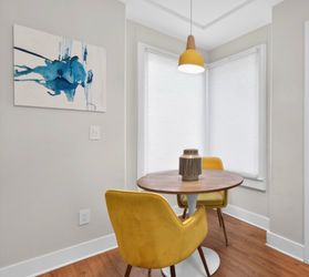 Dining table and chairs