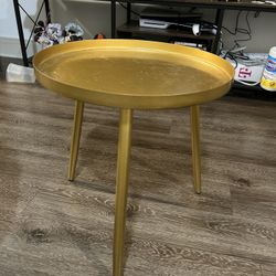 Gold End Table