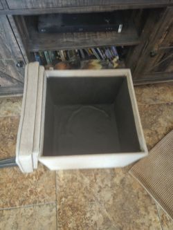 Footstool with storage