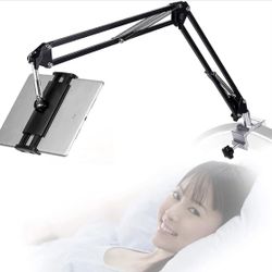 Tablet Stand for Bed | 360 Degree Rotating Bed Tablet Mount Holder Stand with Aluminum Arm for iPad, iPhone, Switch, Amazon Kindle Fire,or Other 4.5-1