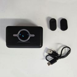 Wireless Lavalier Microphone for iPhone/Android – Plug & Play, Noise Canceling, Long Range, Charging Case