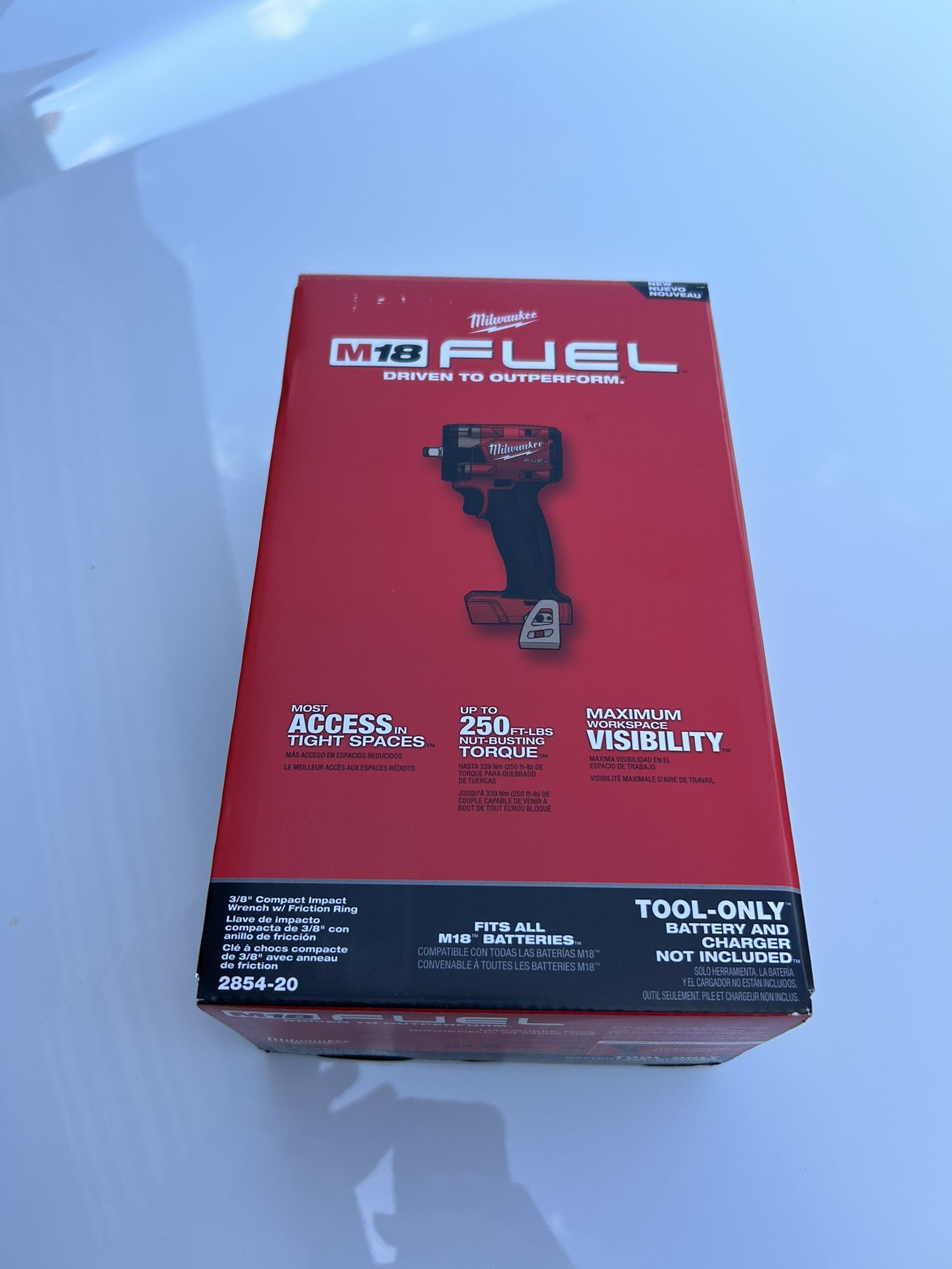 Milwaukee M18 FUEL 3/8 Compact Impact Wrench with Friction Ring ( Tool Only )
