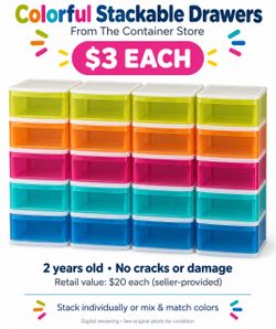 Stackable drawers