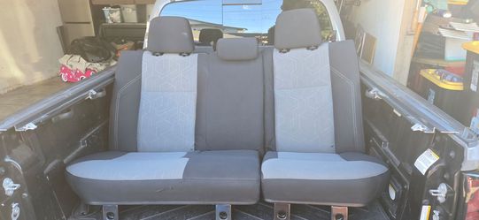 3-Passenger Rear Bench Seat Gray Cloth