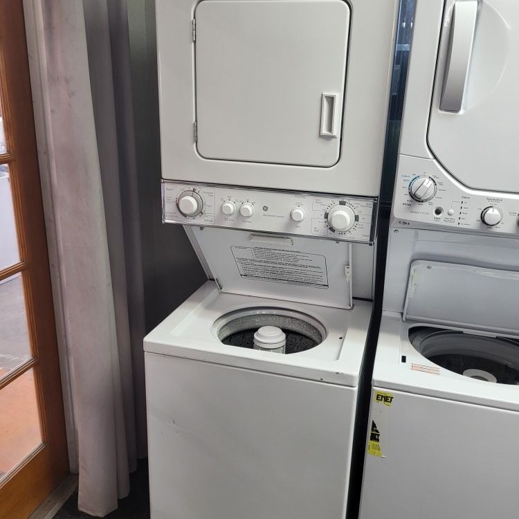 🌻 Spring Sale! GE Stack Washer & Electric Dryer Unit - Warranty Included 