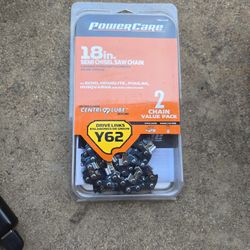 Powercare 18" Rust Resistant Y62 Semi Chisel Chainsaw Chain (2-Pk) CL15062X2PC2