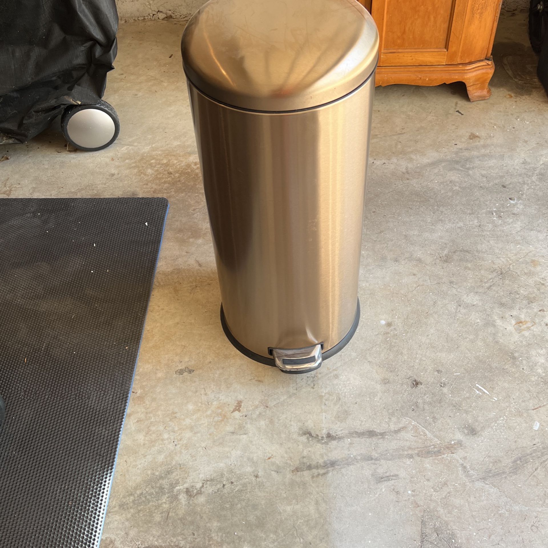 Bronze Tall trash Canister - Priced To Sell