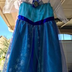 Elsa Costume Dress Girls 4-6-make offer