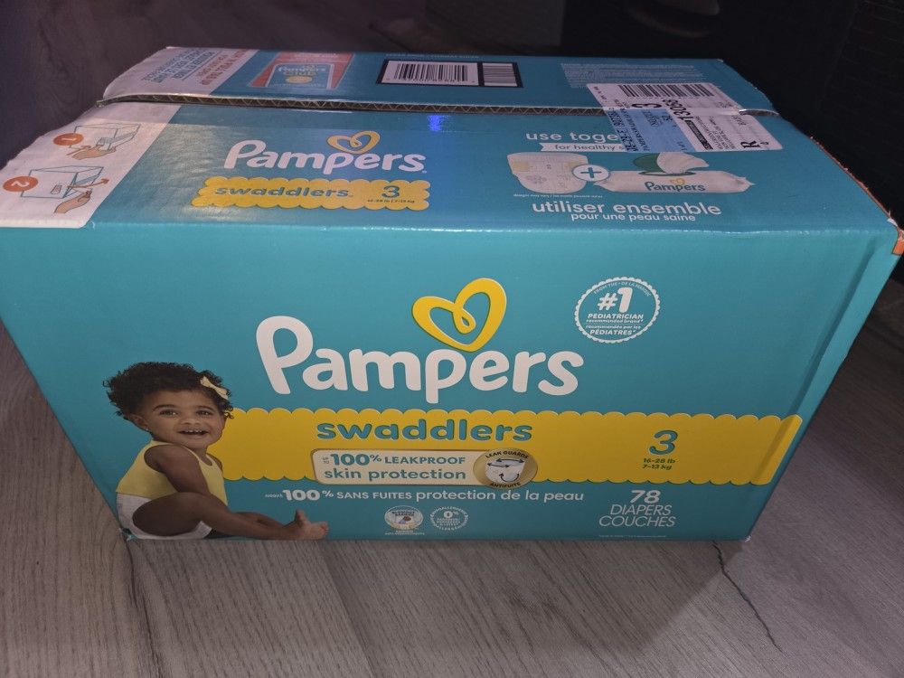 Pampers Size 3 Diapers