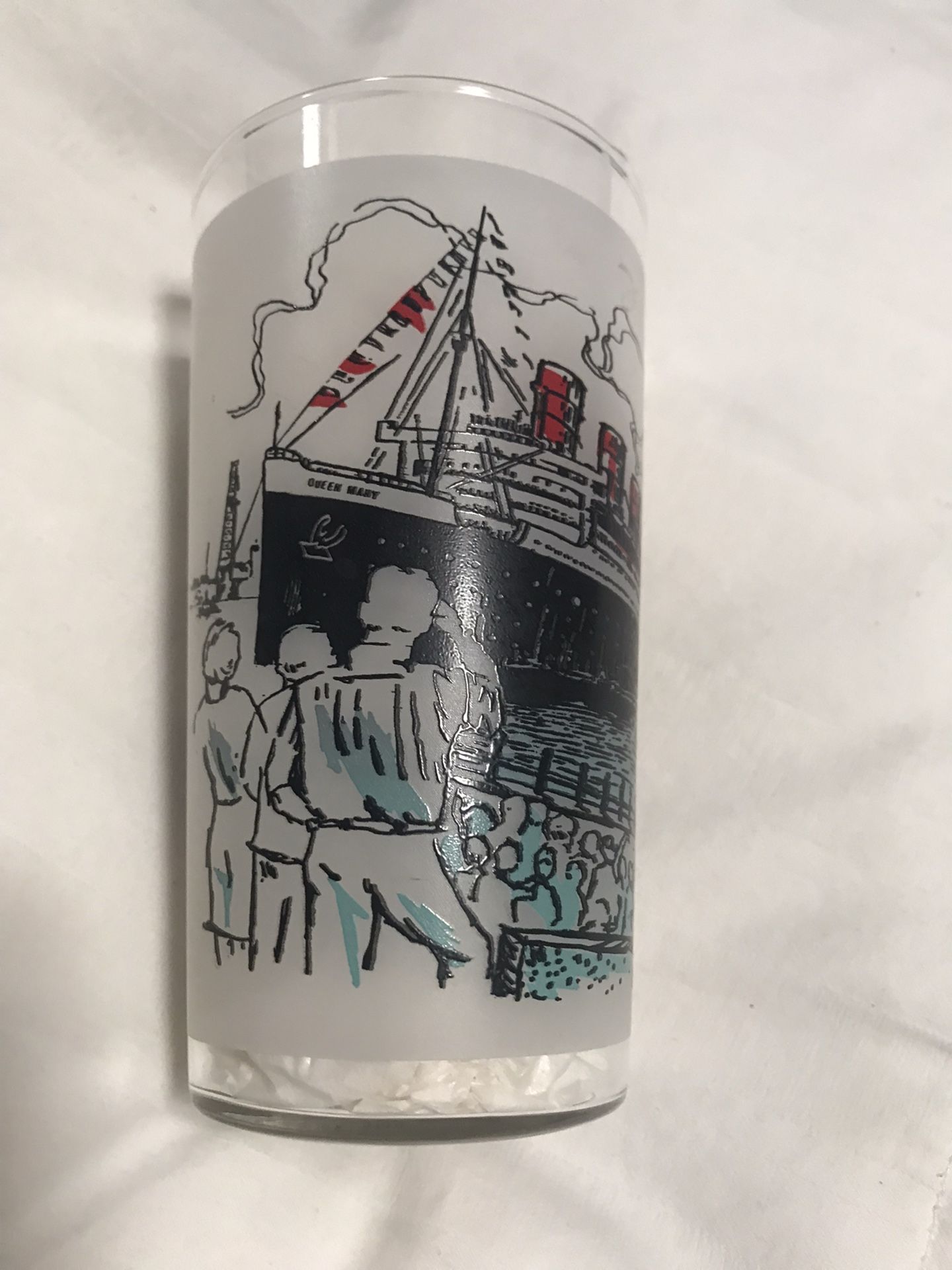 ✔️Vintage Souvenir Glass 🚢    