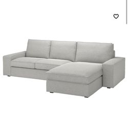 IKEA Grey Couch (model Kivic) - Very Good Condition 