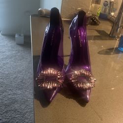 Good American Purple Cinderella Shoes 