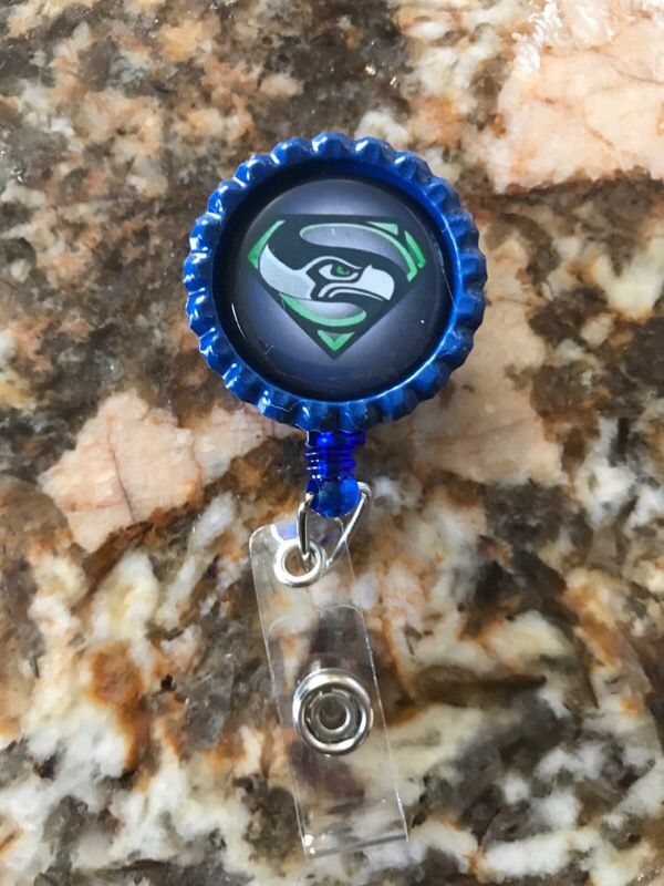Seattle Seahawks badge reel