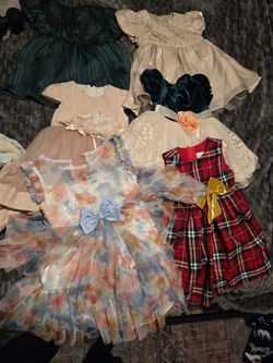Large Girls' Clothing Bundle – Dresses, Outfits, Jackets & More – 12M–4T – $150 OBO