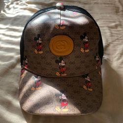 Gucci x Disney Mickey Mouse GG Monogram Trucker Cap Hat