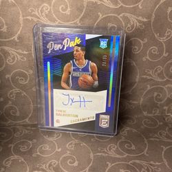 Tyrese Haliburton 2020 Donruss Elite Pen Pals Autograph  /35