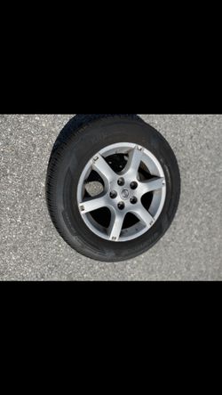 1 - 215/60r16 5x114.3 5x4.5 Stock Nissan Altima Honda Accord Camry Civic Wheels Rims Good 80% Tread Tire 2024 DOT!!