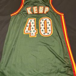 Shawn Kemp Beckett witness autographed  jersey size XL