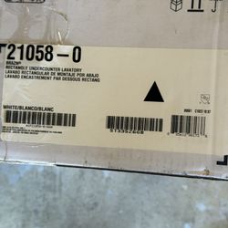 NEW BATHROOM RECTANGLE UNDERMOUNT SINK