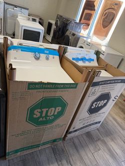 Ge profile washer and dryer set electric with warranty brand new in box