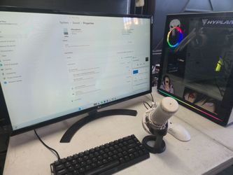 Complete Gaming PC RTX 3060, Ryzen 3700X, 16GB Ram Monitor, Mic, Keyboard etc
