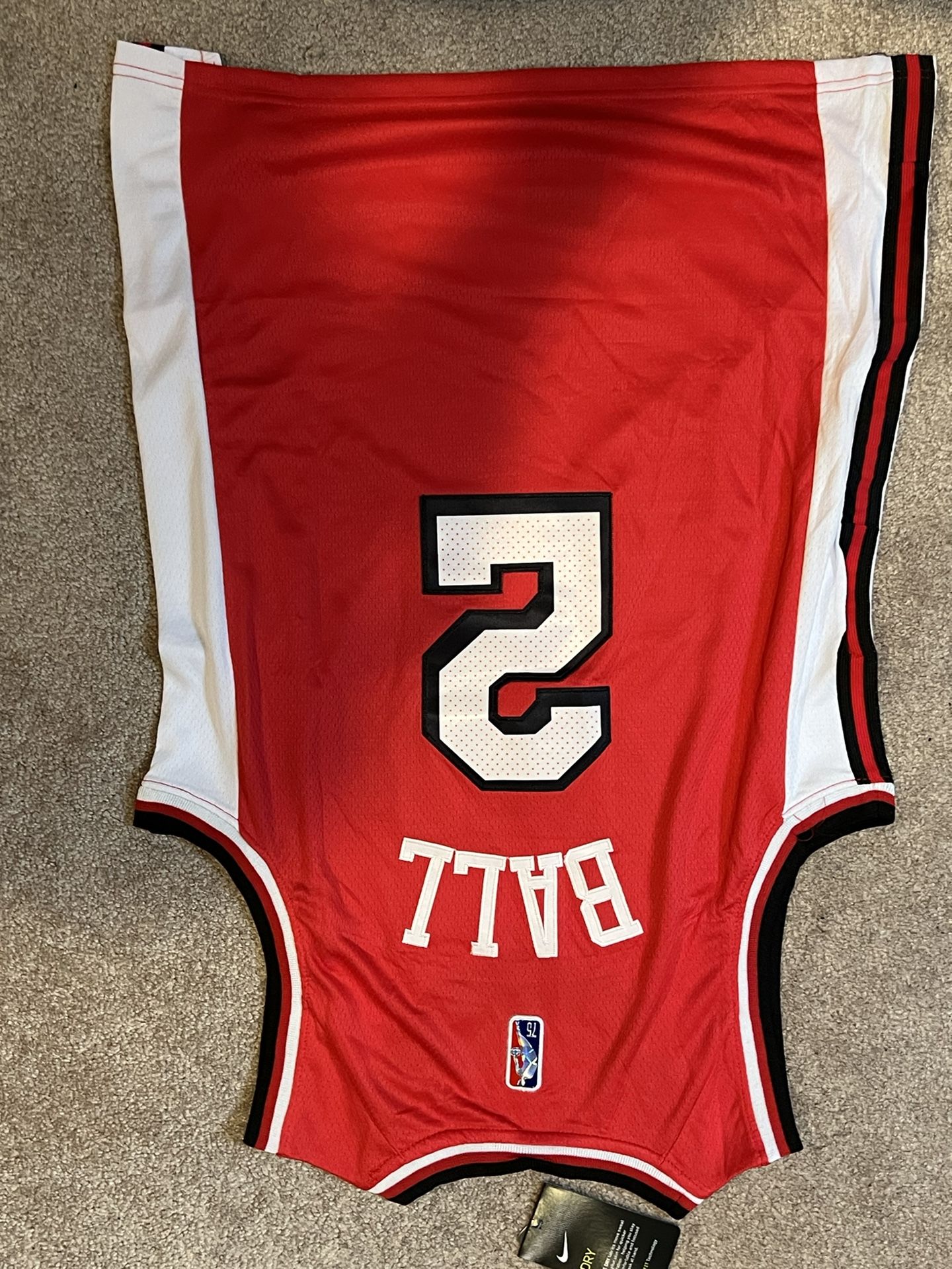Lonzo Ball Chicago Bulls 2021 22 City Edition Jersey