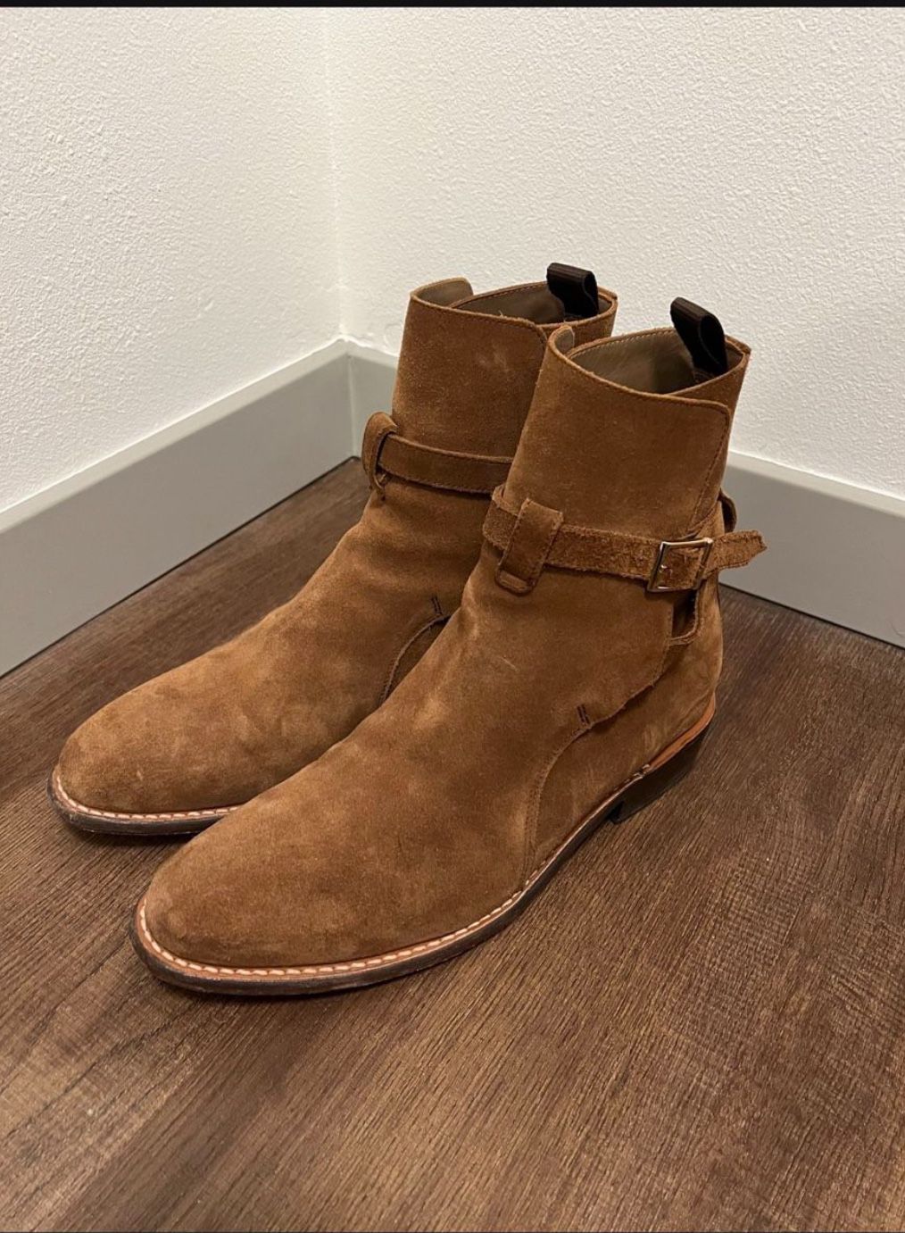 Handmade Suede Leather Boots