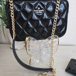 Black Crossbody Kate Spade With Card Wallet
