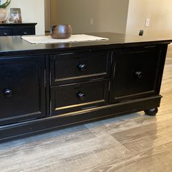 Black Wood Coffee Table