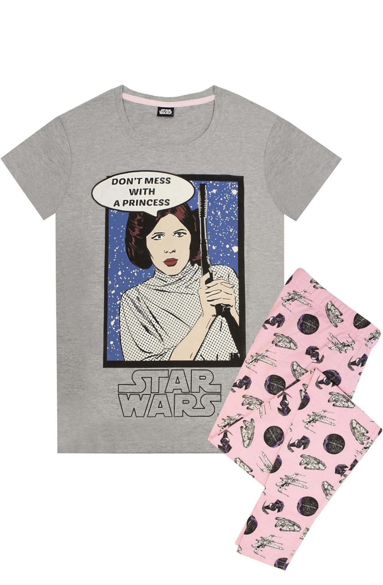 STAR WARS Pajamas Women's Princess Leia Leggings Loungepants & T-Shirt Pj