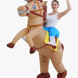 Inflatable Halloween Horse Costume for Adult