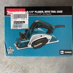 Makita KP0800K 3-1/4" Planer, with Tool Case , Blue