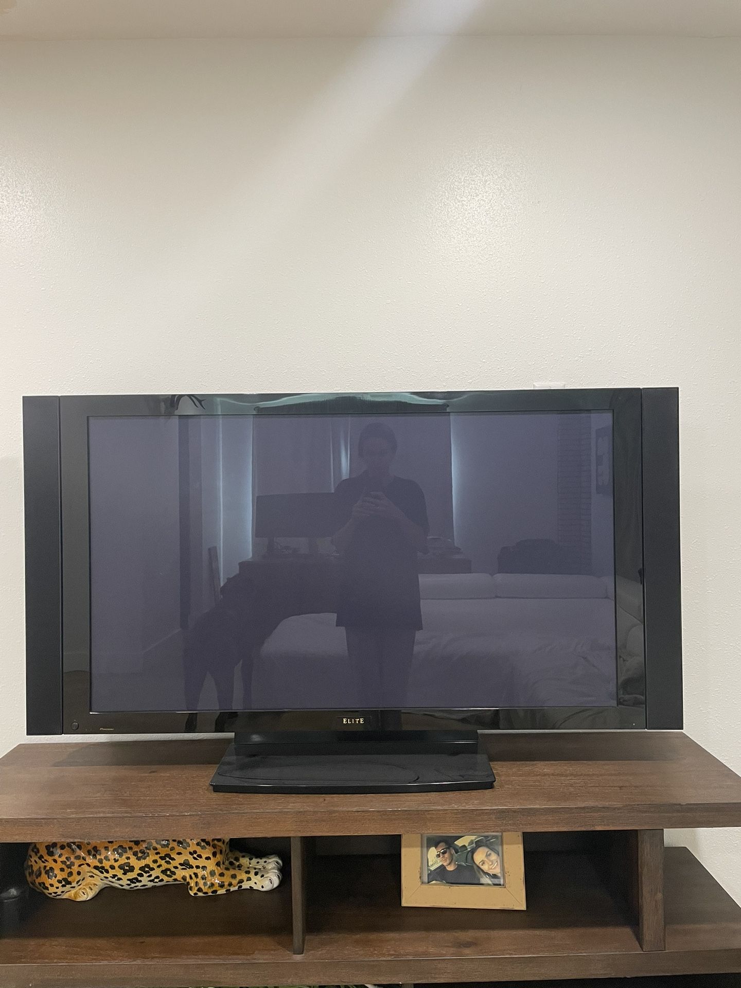 50” Pioneer Elite Plasma Tv W/side Speakers 