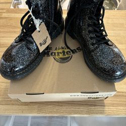 Little Girls Doc Martens Cosmic Glitter 