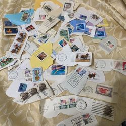  Stamp 200+Used Commemorative Stamps On Paper