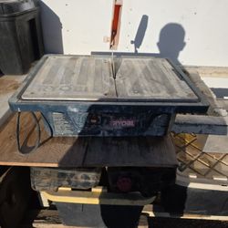 Ryobi Tile Saw Works Great Used But Lots Of Life Left
