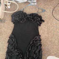 Black Ruffle Dress