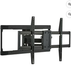 onn Full Motion TV Wall Mount for 50" to 86" TVs, UL Listed, swivel ±45°, up to +15/-15°Tilting