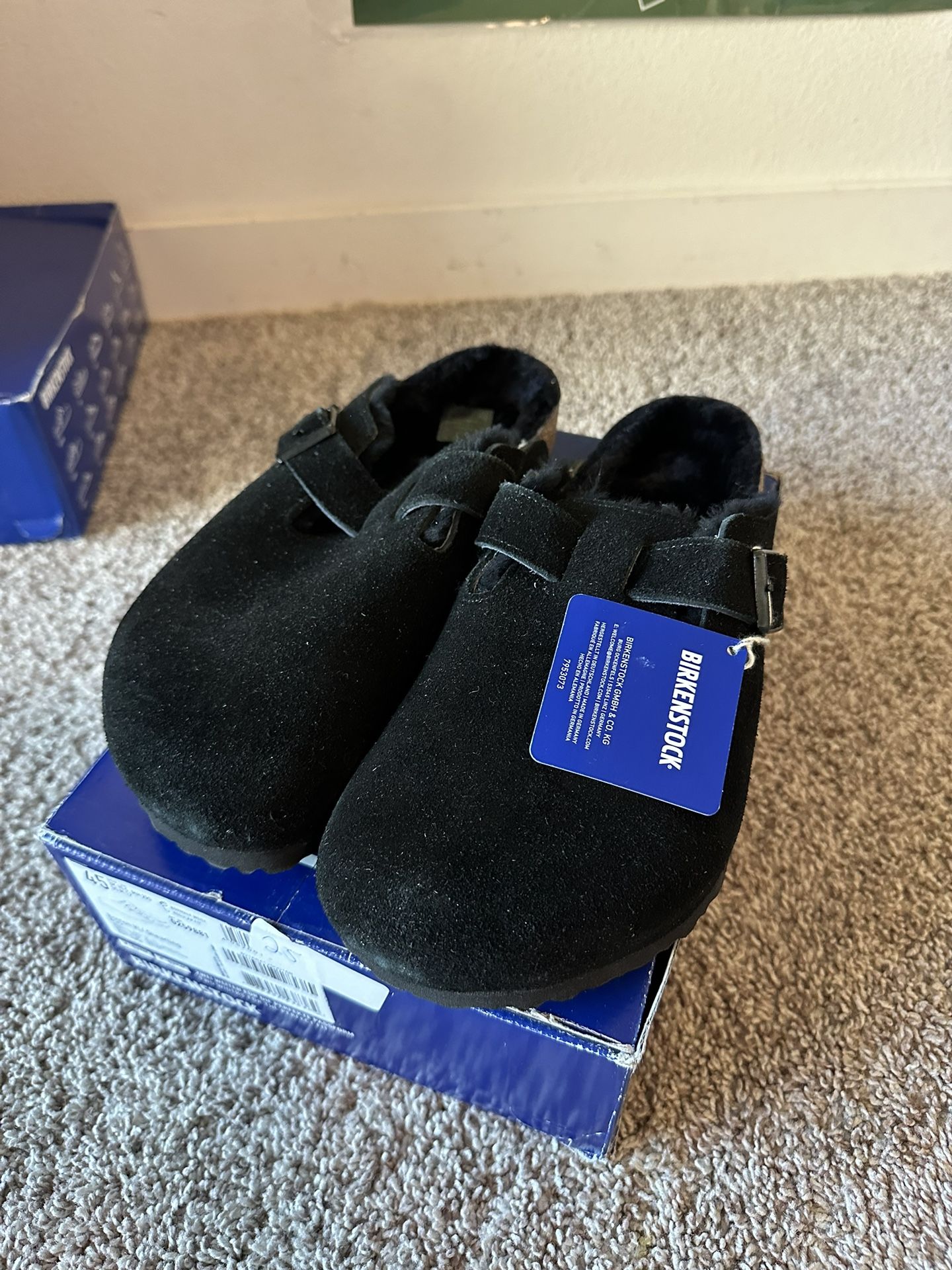 Birkenstock Boston Shearling Black