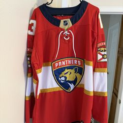 Signed Sam Reinhart Panthers Jersey