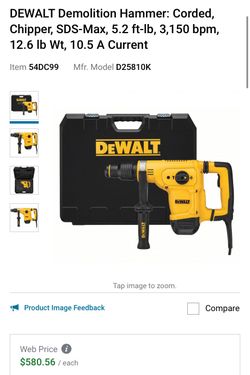 Dewalt rotor hammer