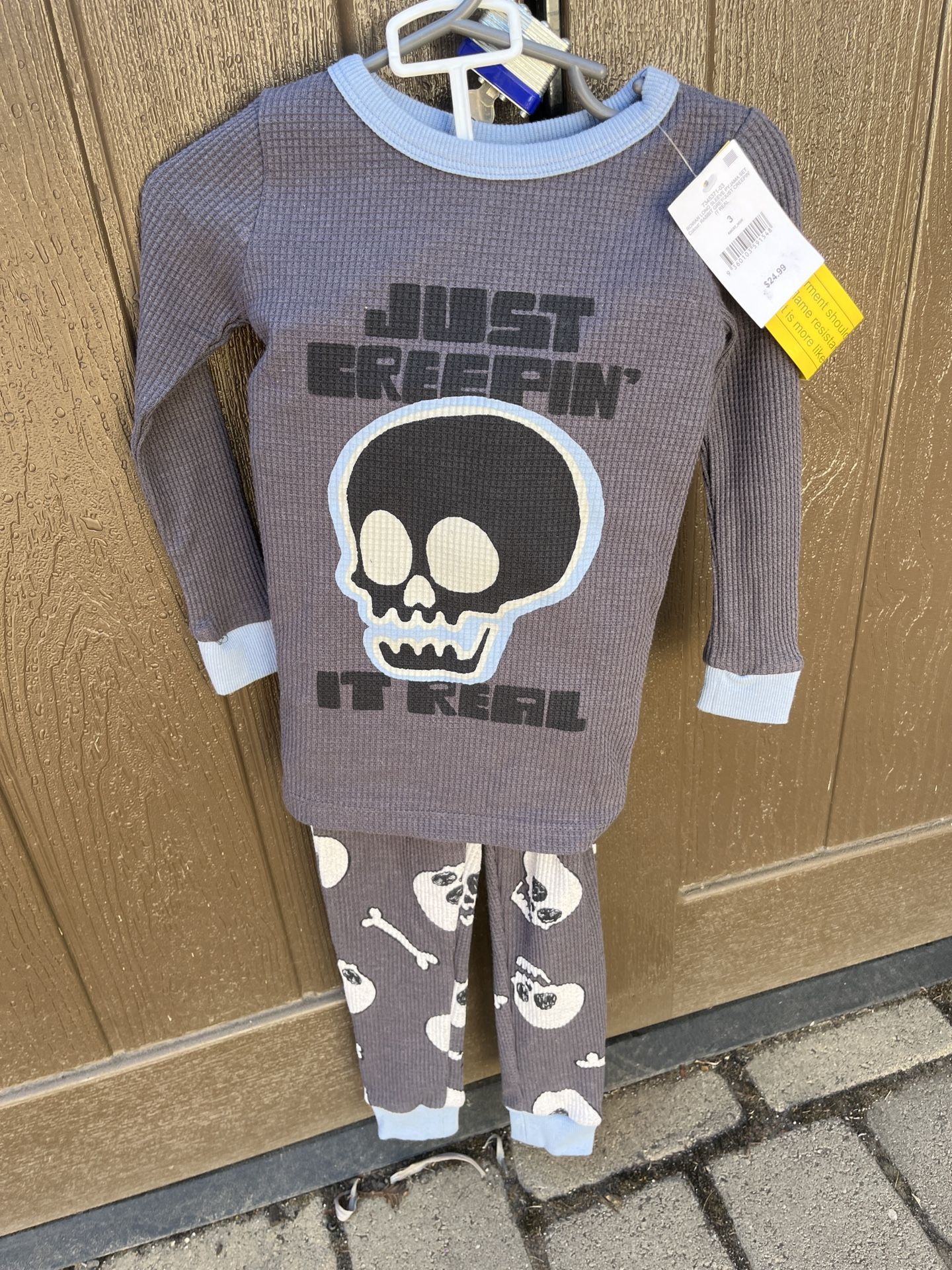 Toddler Spooky Pajamas New/ Glow In The Dark