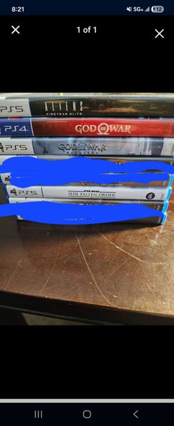 Alien ps5 20 dlls
God of war 20 dls
God of war ragnarok 35 dlls Star wars 15 dlls