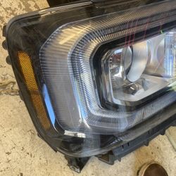 2015-2019 GMC Sierra 2500 HD - Driver and Passenger Side Headlights, with Bulbs, LED, Type 2, Original