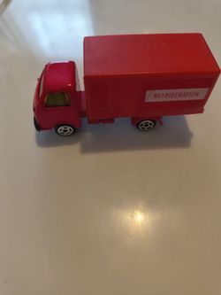 vintage 1970s or 1980s refrigeration truck toy car