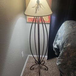 Steel Antique Floor Light