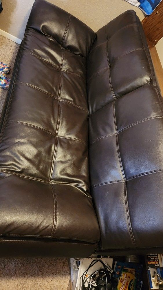 Leather Futon 