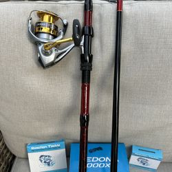 Custom 9’ Surf Rod And Reel 
